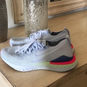 Nike light blue and Pink Athletic Shoes